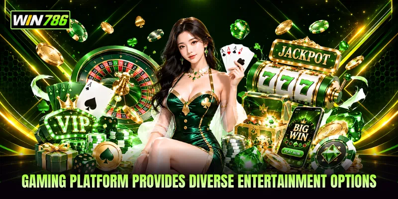 Gaming platform provides diverse entertainment options
